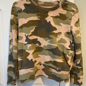 Madewell camo sweatshirt